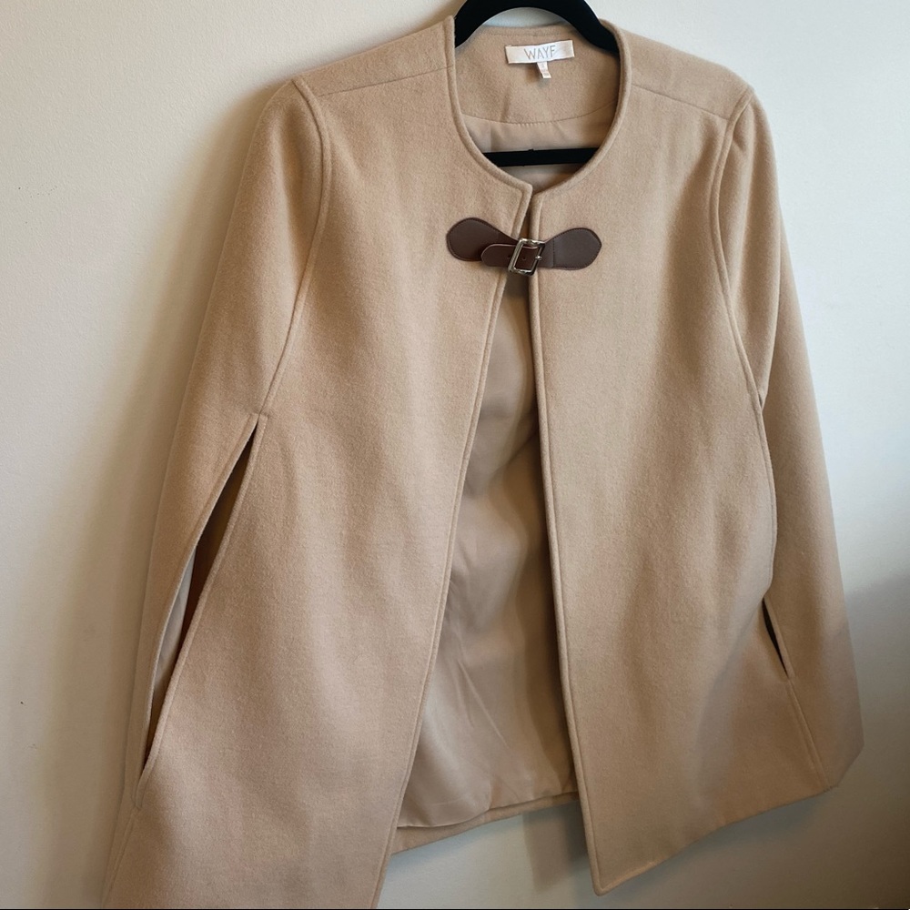 Perfect condition Cream Wayf Cape